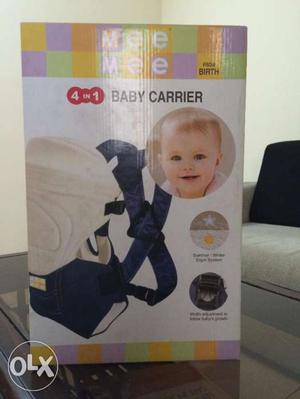 Mee Mee 4 in 1 baby carrier (never used, available with the