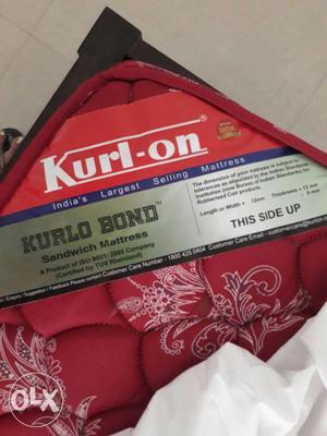 New 1yr old Kurlon "Kurlo bond sandwich"