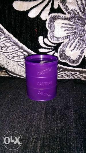 Purple Plastic Container