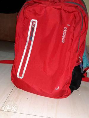 Red American Tourister Bag