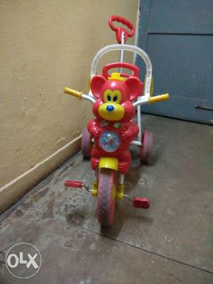 Red, Yellow, And White Trike