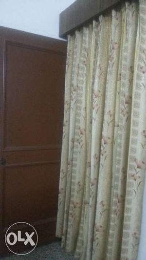 Set of 10 curtains having length 7 to 8 feet.