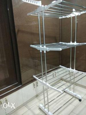 Stainless-steel cloth dryer stand brand new
