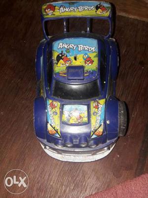 Toddler's Blue Angry Birds Toy Car