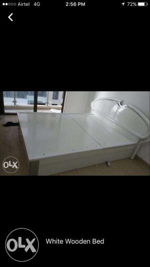 White bed and cupboard set verry beatiful in new