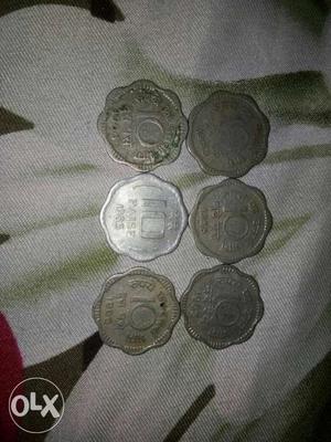6 coins of 10 paise each