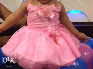 6 to 9 month Baby's Pink Tutu Dress
