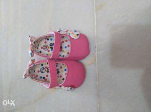 Baby girl shoes 0-8 months
