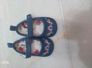 Baby girl shoes 0-8 months brand max