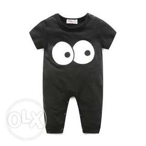 Baby's Black Footie Pajama