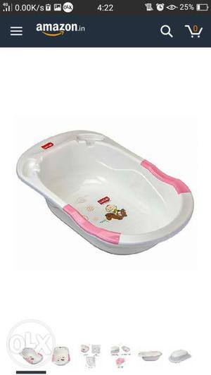 Baby's White And Pink Fisher-Price Bather Screenshot