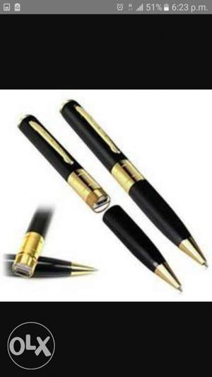 Black And Gold camera pen