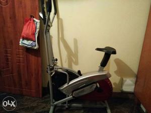 Black, And Gray Elliptical Trainer