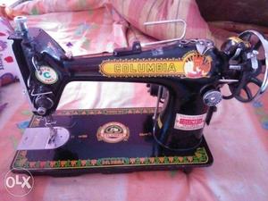 Black And Yellow Columbia Sewing Machine