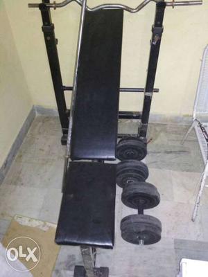 Black Inclined Bench Press