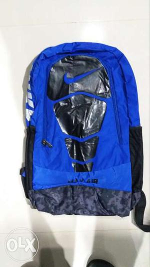 Blue And Black Jam Air Backpack