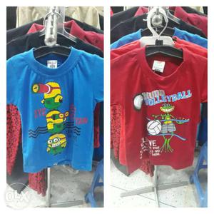 Brand new tees for 1 to 2 year old. Fixed price.