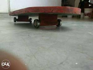 Brown Board With Wheels