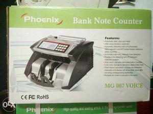 Cash counting machines Phoenix Bank Note Counter Box