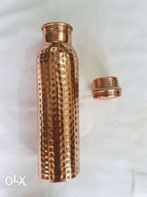 Copper bottle with leckur coating. We also have
