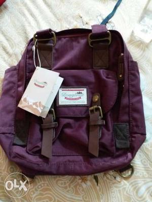 Doughnut purple purse bag with tag