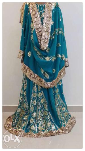 For 11 to 12 years old ghagra choli brand new beautiful