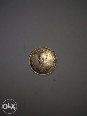 George V King Emperor Coin (one Quarter