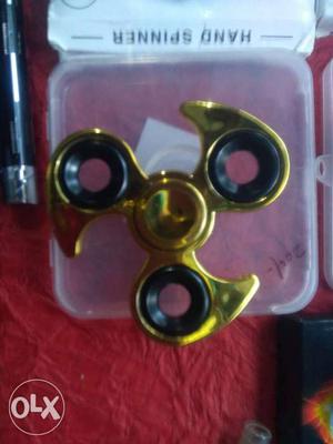 Gold Hand Spinner With Case