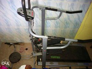 Gray Manual Toppro Treadmill