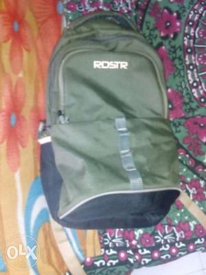 Green And Black Rostr Backpack