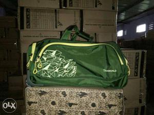 Green Traaworld Duffel Bag