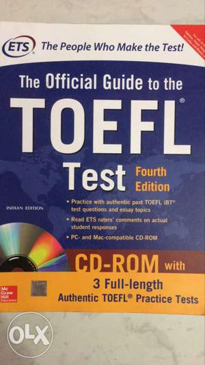 Never used TOEFL iBT book with Audio CD!!