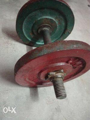 Pair of two dumbbells