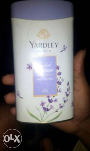 Purple And White Yardley Bottle
