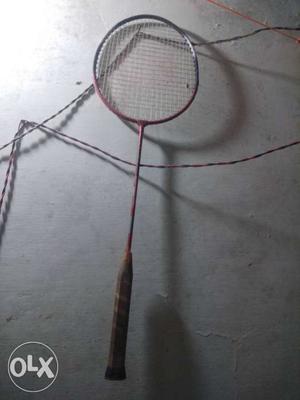 Red Badminton Racket