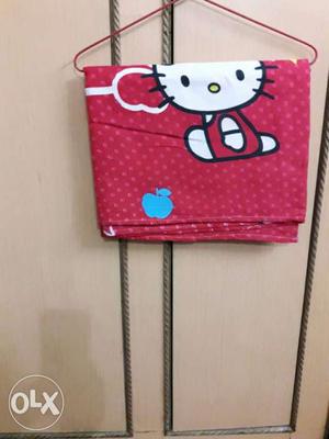 Red Hello Kitty Bath Towel