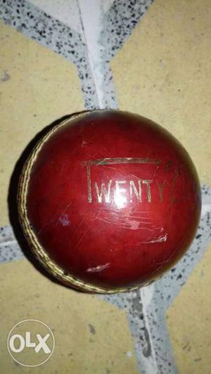 Red Twenty Cricket Ball