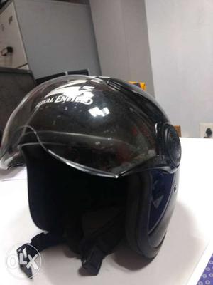 Royal Enfield branded helmet, black colour newly