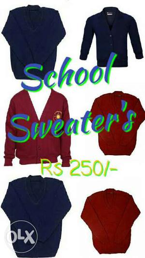 Sweaters for school home delivery service