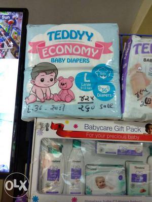 Teddyy Econoby Babyt Diapers Pack S M L OPEN