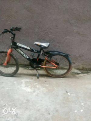 Toddler's Black Firefox Hard-tail Bicycle