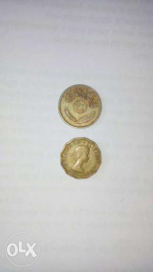 Urgent sell- Eliza beth  old coin & Iraq  old coin