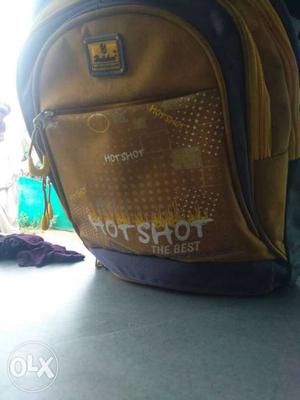 Yellow And Blue Hot Shot Backpack