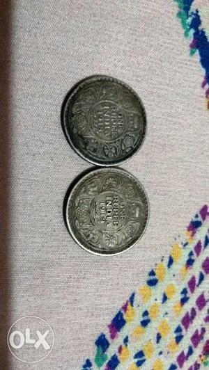  years old one rupees silver coins sale