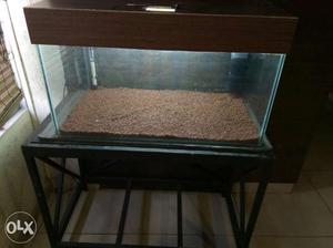 2.5 feet aquarium tank,cover,light,water