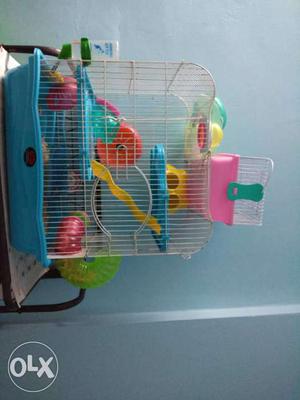 2 cages for small animals, it comes with extra