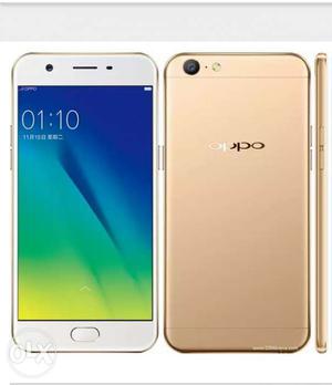 4 month old oppo A57 good condition gold colour