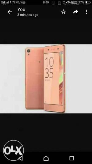 Argent sell sony xperia xa superb condition like