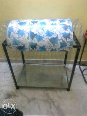 Black And Grey Pet Cage
