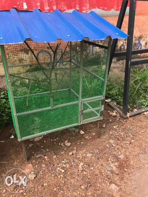 Green Wire Pet Cage